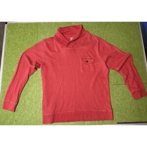 Pendleton Surf Shawl Collar Pullover Beach Salmon Sweatshirt Men's XL